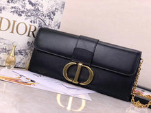 Load image into Gallery viewer, Dior 30 Montaigne Clutch Bag In Black Lambskin