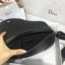 Load image into Gallery viewer, Dior Black DIOR x KAWS Pouch Saddle Bag