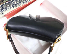 Load image into Gallery viewer, Dior Saddle Bag In Black Calfskin