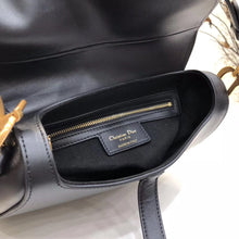 Load image into Gallery viewer, Dior Saddle Bag In Black Calfskin