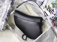Load image into Gallery viewer, Dior Saddle Bag In Black Soft Calfskin