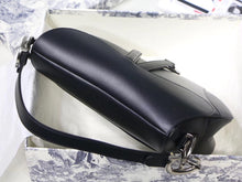 Load image into Gallery viewer, Dior Saddle Bag In Black Soft Calfskin