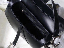 Load image into Gallery viewer, Dior Saddle Bag In Black Soft Calfskin