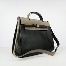 Load image into Gallery viewer, Hermes Herbag 60667 2way Cow Leather Grey