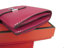 Load image into Gallery viewer, Hermes Wallet H006 Cow Leather Red