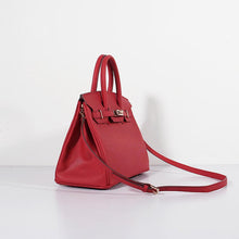 Load image into Gallery viewer, Hermes 30cm Birkin Bag Epsom Leather With Strap Red Gold