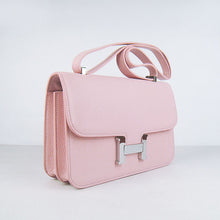 Load image into Gallery viewer, Hermes Calf Leather Message Bag H020 Pink Silver