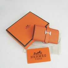 Load image into Gallery viewer, Hermes Wallet H022 Accessory Cow Leather Orange
