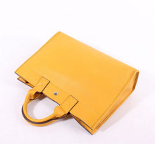 Load image into Gallery viewer, Hermes Briefcases 6008 Unisex Briefcase Yellow