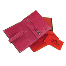 Load image into Gallery viewer, Hermes Wallet H006 Cow Leather Red