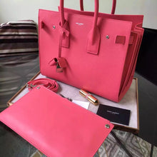 Load image into Gallery viewer, Yves Saint Laurent Small Sac De Jour Bag In Rose Grained Leather