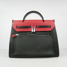 Load image into Gallery viewer, Hermes Herbag 60667 Cow Leather Red