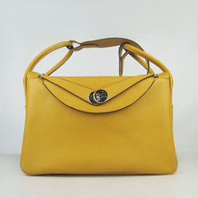 Load image into Gallery viewer, Hermes Lindy 34cm handbag 6208 yellow Silver