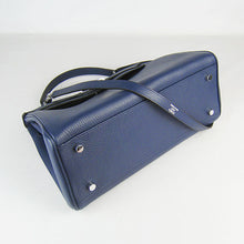 Load image into Gallery viewer, Hermes Kelly 32cm Togo Leather 6108 Dark Blue Silver