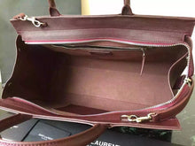 Load image into Gallery viewer, Yves Saint Laurent Medium Rive Gauche Bag In Burgundy Leather