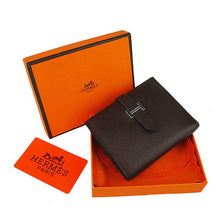 Load image into Gallery viewer, Hermes Wallet H006 Ladies Wallet Coffee