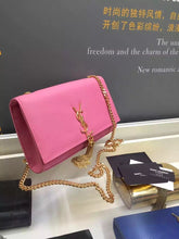 Load image into Gallery viewer, Yves Saint Laurent Medium Monogramme Tassel Bag In Pink Calfskin