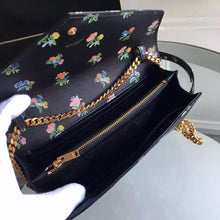 Load image into Gallery viewer, Yves Saint Laurent Chain Wallet In Prairie Flower Printed Leather