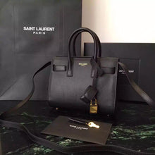 Load image into Gallery viewer, Yves Saint Laurent Nano Sac De Jour Bag In Black Leather