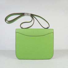 Load image into Gallery viewer, Hermes Constance Cowskin Leather Bag H017 green silver