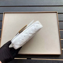 Load image into Gallery viewer, Fendi White FF Motif Mini Baguette Bag