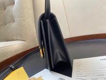 Load image into Gallery viewer, Fendi Karligraphy Bag In Black Calfskin Leather