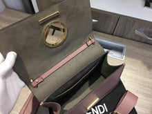 Load image into Gallery viewer, Fendi Kan I F Shoulder Bag In Pink Calfskin