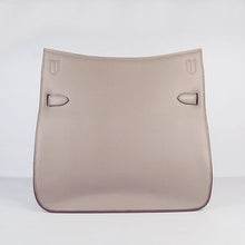 Load image into Gallery viewer, Hermes Leather Shoulder bag H6508 grey silver
