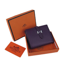 Load image into Gallery viewer, Hermes Wallet H006 Ladies Wallet Purple
