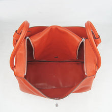 Load image into Gallery viewer, Hermes Lindy 34cm handbag 6208 orange Silver
