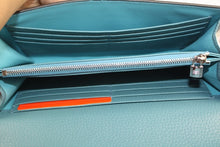 Load image into Gallery viewer, Hermes Wallet H569 Ladies Wallet Blue
