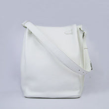 Load image into Gallery viewer, Hermes Nappa Leather Shoulder Bag H2804 white Silver
