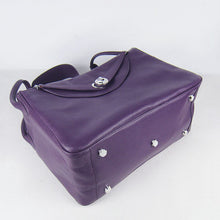 Load image into Gallery viewer, Hermes Lindy 34cm handbag 6208 purple Silver
