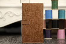 Load image into Gallery viewer, Hermes Bearn Gusset Wallet In Brown Leather
