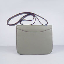 Load image into Gallery viewer, Hermes Constance Cowskin Leather Bag H017 Khaki silver
