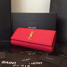 Load image into Gallery viewer, Yves Saint Laurent Red Classic Monogramme Clutch
