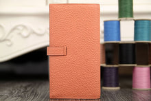 Load image into Gallery viewer, Hermes Bearn Gusset Wallet In Crevettle Leather
