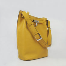Load image into Gallery viewer, Hermes Nappa Leather Shoulder Bag H2804 yellow Silver
