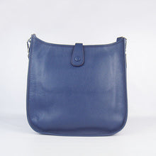 Load image into Gallery viewer, Hermes Evelyne I handbag H6309 dark blue silver
