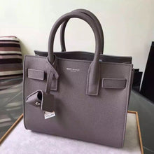 Load image into Gallery viewer, Yves Saint Laurent Nano Sac De Jour Bag In Fog Grained Leather
