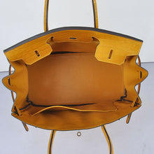 Load image into Gallery viewer, Hermes Birkin 35cm 6089 New Golden Crocodile Vein Handbags Silver
