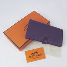 Load image into Gallery viewer, Hermes Wallet H015 Ladies Wallet Purple
