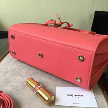 Load image into Gallery viewer, Yves Saint Laurent Baby Sac De Jour Bag In Rose Grained Leather
