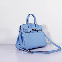 Load image into Gallery viewer, Hermes 30cm Birkin Bag Epsom Leather With Strap Light Blue Gold
