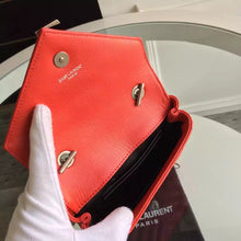 Load image into Gallery viewer, Yves Saint Laurent Baby Monogram Chain Bag In Red Goatskin
