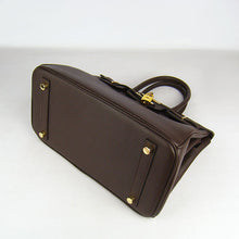Load image into Gallery viewer, Hermes Birkin 30cm Togo Leather Handbags Dark Coffee Golden
