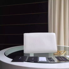 Load image into Gallery viewer, Yves Saint Laurent Medium Monogram Satchel In White Leather
