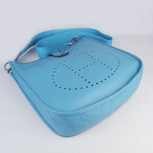 Load image into Gallery viewer, Hermes Evelyne I handbag H6309 light blue silver
