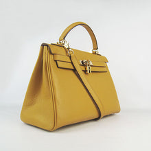 Load image into Gallery viewer, Hermes Kelly 32cm Togo Leather Handbag 6108 Yellow Golde
