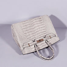 Load image into Gallery viewer, Hermes Birkin 35cm Crocodile Leather Handbag Himalaya Gold
